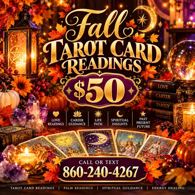 Fall Tarot Card Reading Special - Only $50